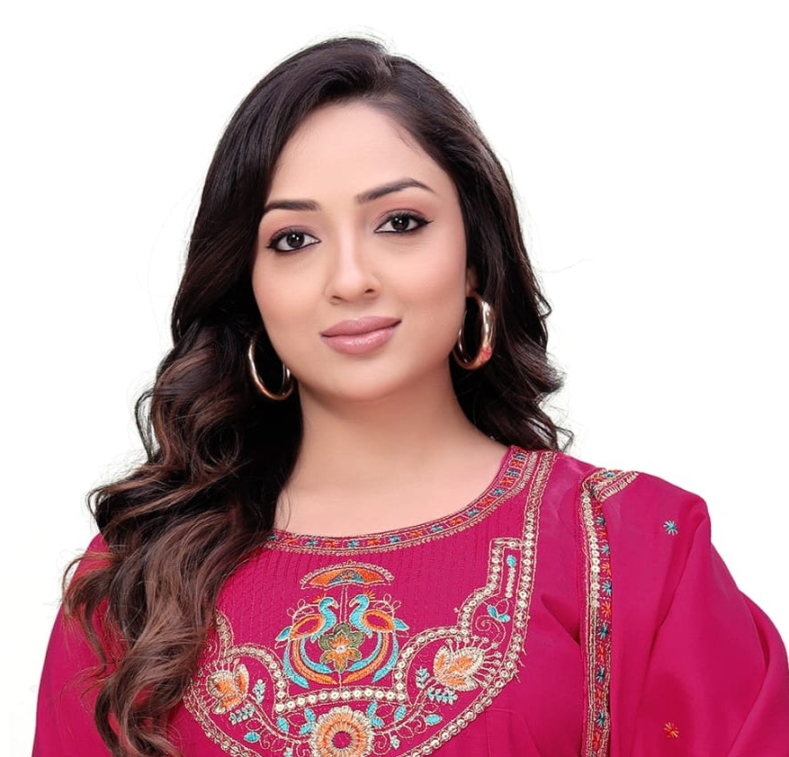 Rani Noor Embroidered Kurta Set with Dupatta