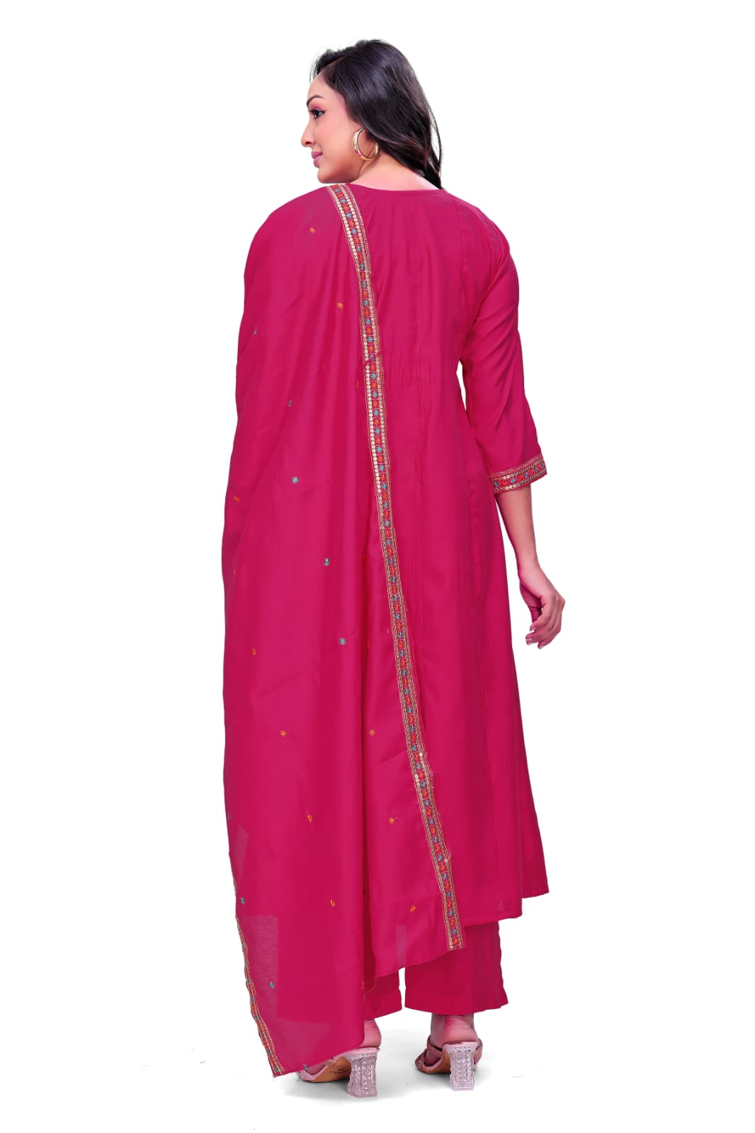 Rani Noor Embroidered Kurta Set with Dupatta