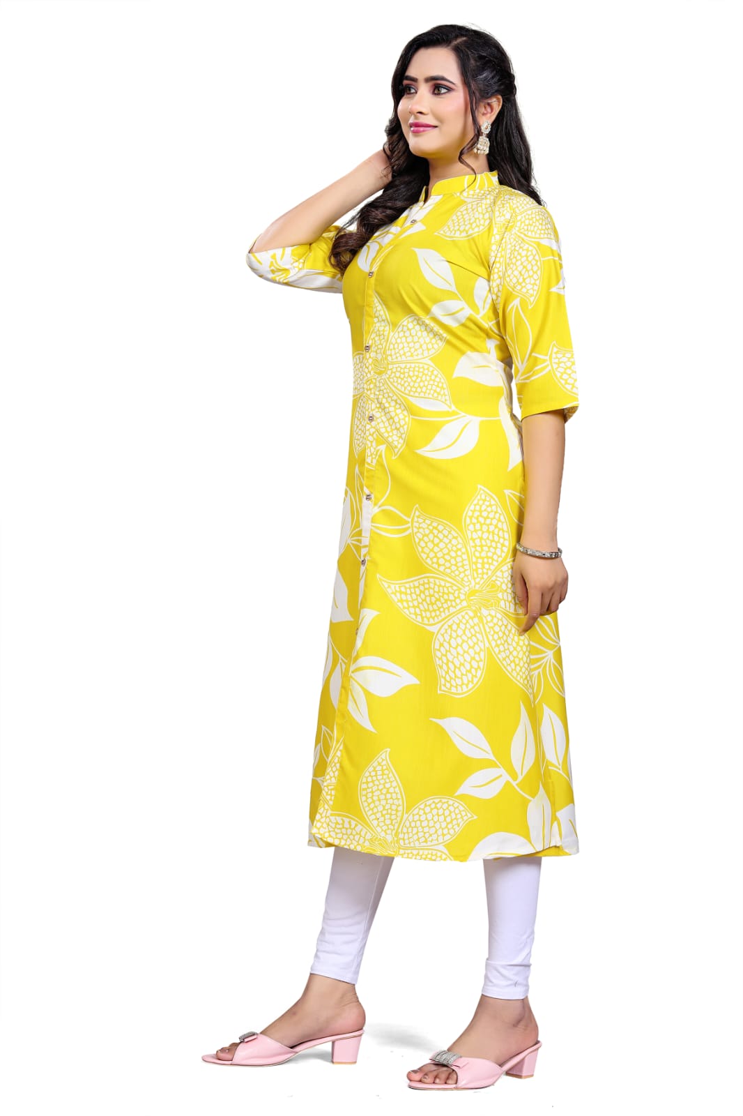 Sunshine Bloom Printed Kurti
