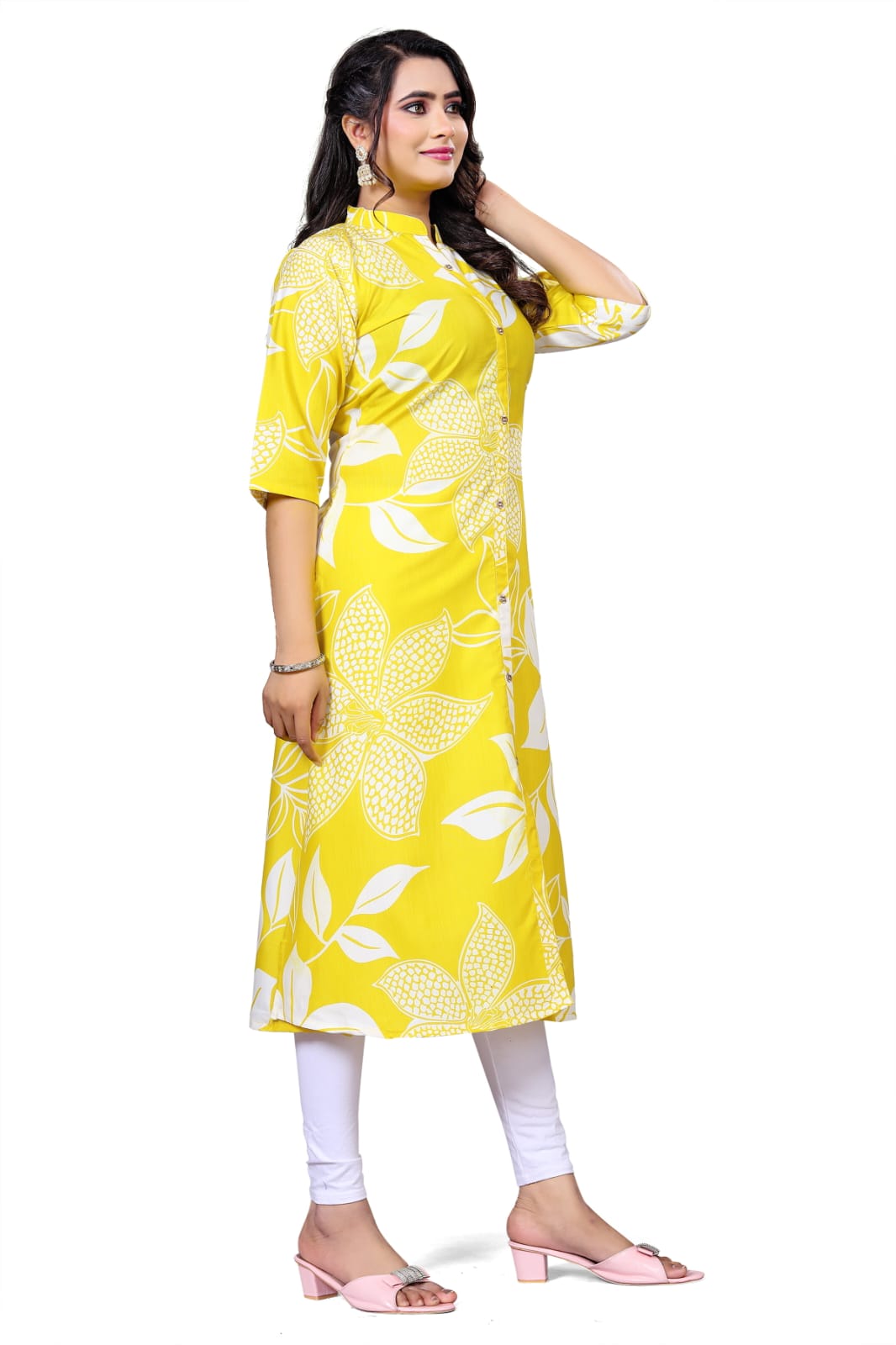 Sunshine Bloom Printed Kurti