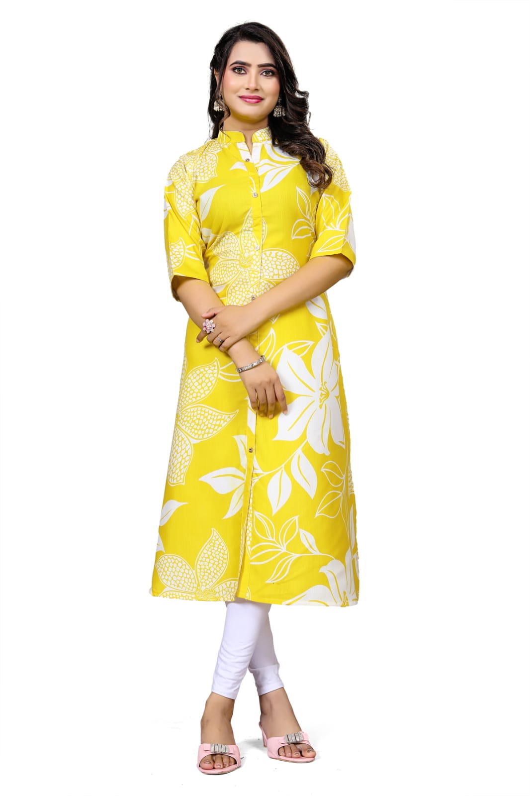 Sunshine Bloom Printed Kurti